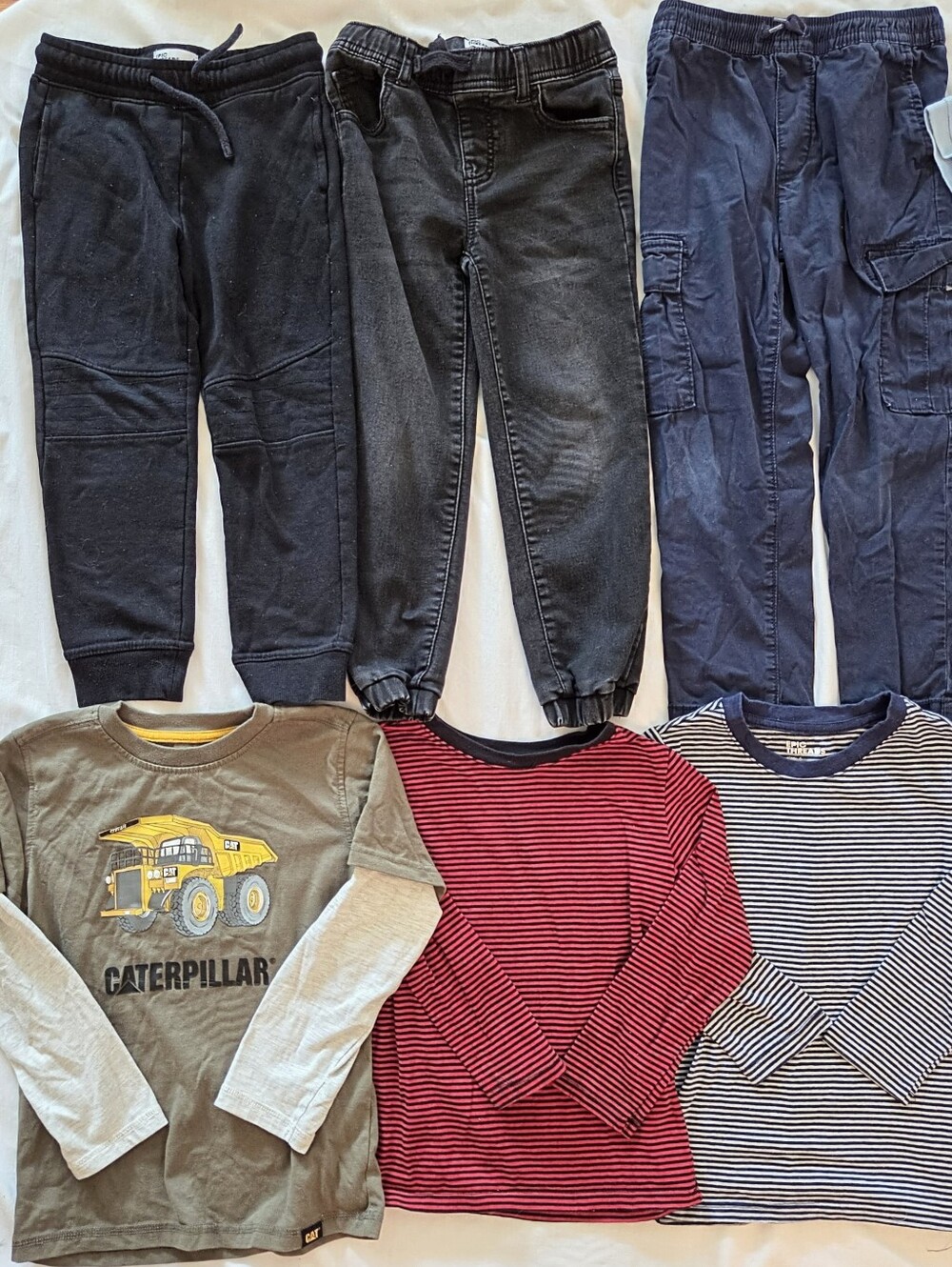 Boys Clothes GAP size 6 Lot 6 Pants LS Tops Shirts Winter Lot - Picture 2 of 8